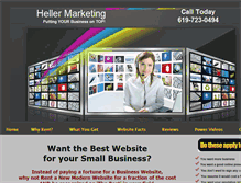 Tablet Screenshot of hellermarketing.com